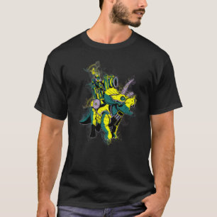 Camiseta Vapor Mecânico De Lixo De Água Dinossauro Tricerát