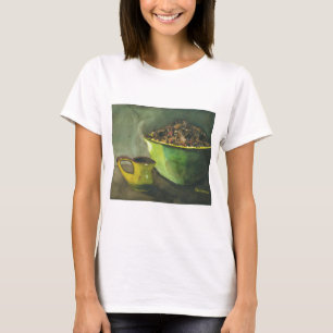 Camiseta Vapor na manhã da taça de café