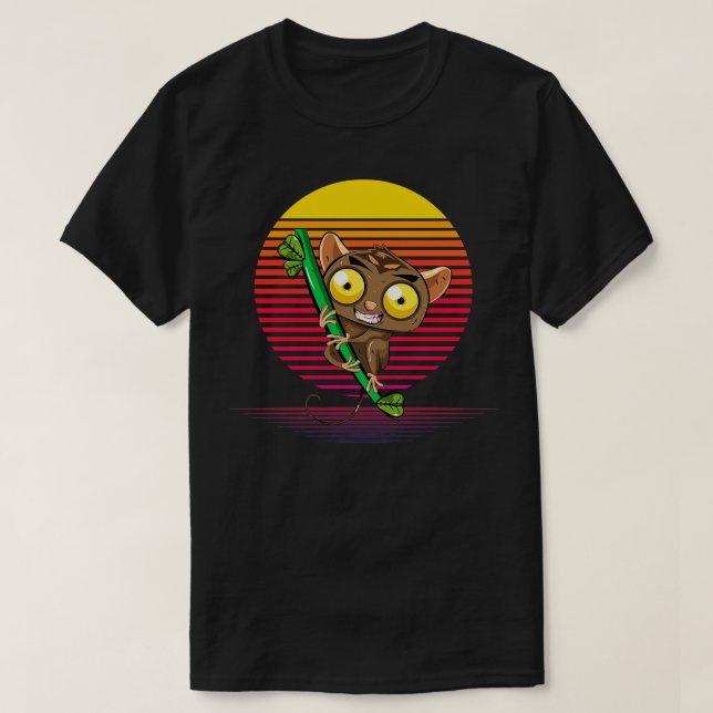Camiseta Vapor Tarsier (Frente do Design)