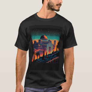 Camiseta Vaporwave A Espanha Alhambra Granada Retro 80s