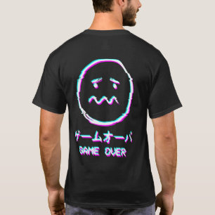 Camiseta Vaporwave Aestésico Face Harajuku Gam Japonês