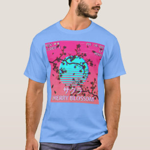 Camiseta Vaporwave Aestética Japonês Sakura Chersom