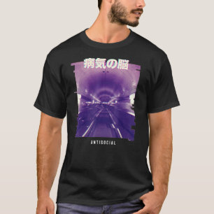 Camiseta Vaporwave Aestético Glitch Industry 80s Retro