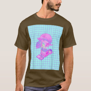Camiseta Vaporwave Aestético Lofi Ulun Synthwave 80s Retr