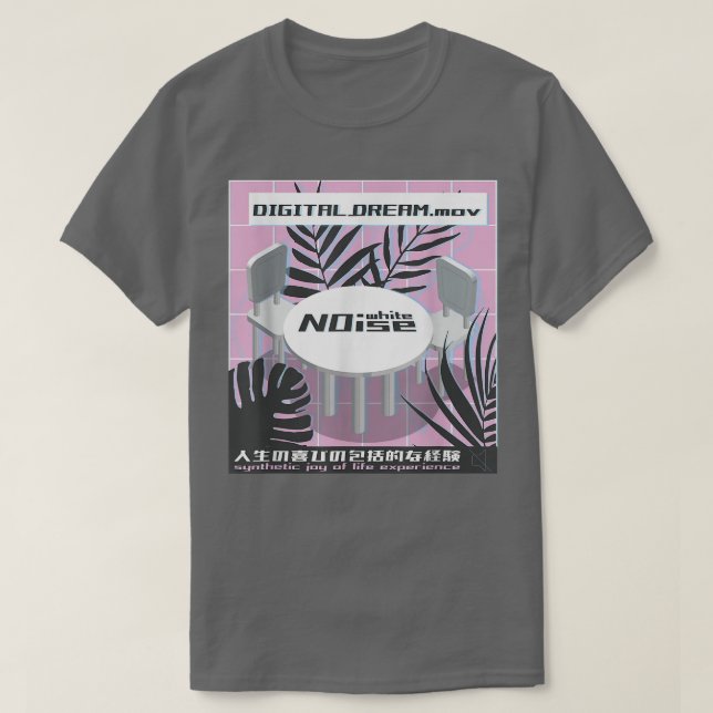 Camiseta Vaporwave Aestético Synthwave Retro Vintage 90s 80 (Frente do Design)