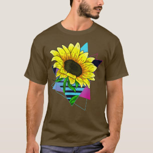 Camiseta Vaporwave Art Yellow Flower Gardener Hippie Su