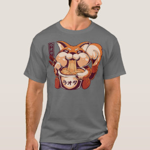 Camiseta Vaporwave Cute Shiba Inu Kawaii Ramen Japonês Noo