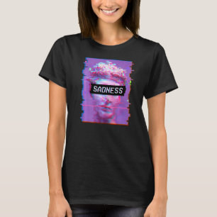 Camiseta Vaporwave David Statue Aestética Art Sadness Miche