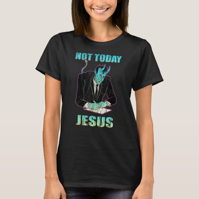 Camiseta Vaporwave Demon Devil Satanic Satã Gothic Not Tod (Frente)