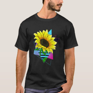 Camiseta Vaporwave dos anos 90 Flor Amarela Jardineiro Hipp