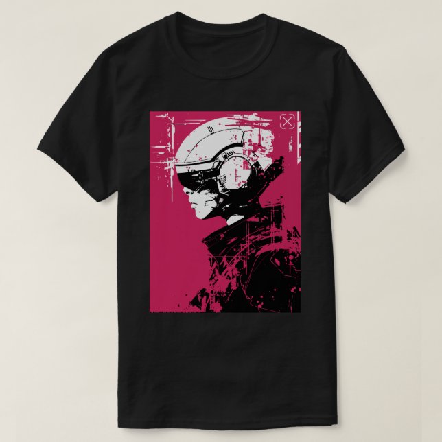 Camiseta Vaporwave Dystopian Urban Cyberpunk Style (Frente do Design)