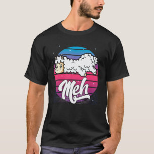 Camiseta Vaporwave Estético Japonês Otaku Meme Meh Alpaca