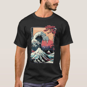 Camiseta Vaporwave Glitt Onda de Excelente estético de Kana