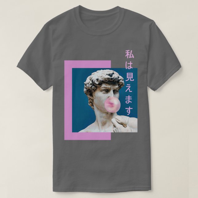 Camiseta Vaporwave i consegue ver (Frente do Design)