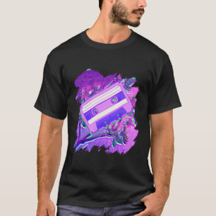Camiseta Vaporwave Japonês Fita Retrowave Japão Aestético