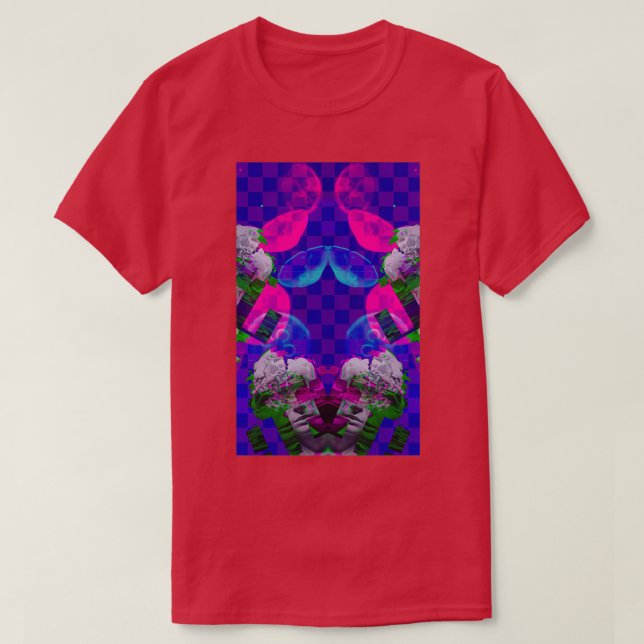 Camiseta Vaporwave Jellfish (Frente do Design)