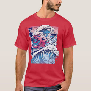Camiseta Vaporwave Kanagawa Excelente Wave Japão