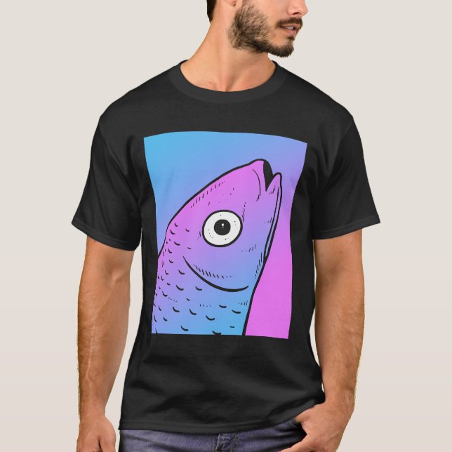 Camiseta Vaporwave Mullet Gótico estético pastel (Frente)