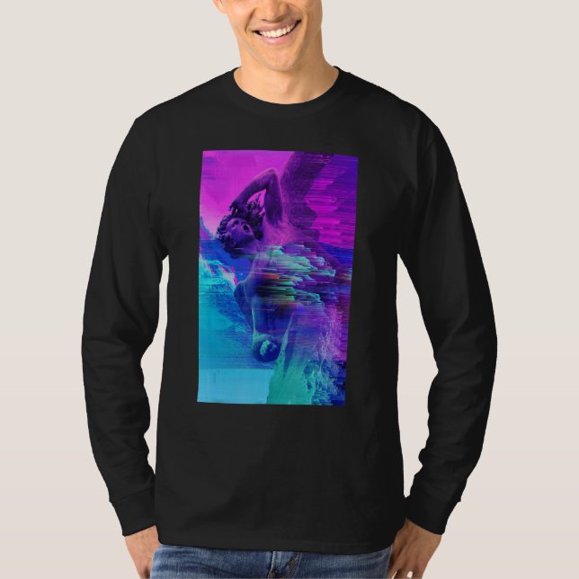 Camiseta Vaporwave Outrun Retrowave Synthwave Retro Estétic (Frente)