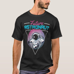 Camiseta Vaporwave Retro dos Anos 90 Espaço Exterior Ciênci