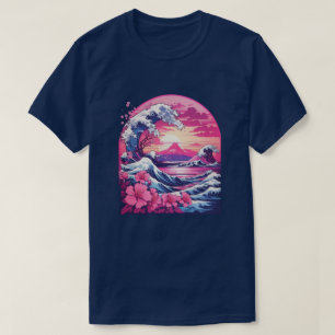 Camiseta Vaporwave Synthwave anos 80 Japão Onda de Excelent