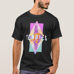 Camiseta Vaporwave Tendies Chicken Tendies Japonês Kanji G
