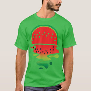 Camiseta Vaporwave Watermelon Fruta Hello Summer Vegetary