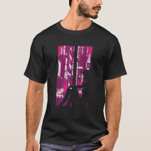 Camiseta Vaporwave Window Girl Legal Fun Retro 80s