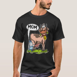 Camiseta Vaqueira Caixa de Leite Chamar Vaca Mãe Leite Faze