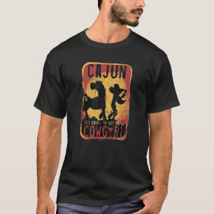 Camiseta Vaqueira Cajun Está Prestes a Ficar Cajun Gráfico