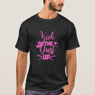 Camiseta Vaqueira Cavalo Dança em Linha Ocidental Feminina