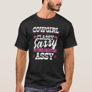 Camiseta Vaqueira Clássica Sassy E Assy Rodeio Ocidental Co
