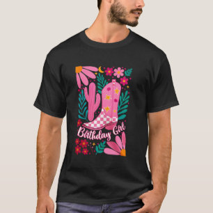 Camiseta Vaqueira do Rodeio de Aniversário Flor Selvagem Bd