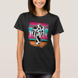 Camiseta Vaqueira do Serape do Leopardo do Cacto Ocidental