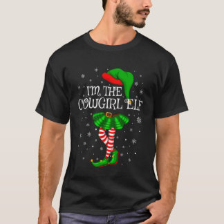Camiseta Vaqueira Elfo Natal Família Grupo Mulheres Meninas