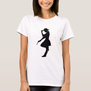 Camiseta Vaqueira Glam da menina da arma