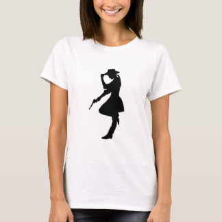 Camiseta Vaqueira Glam da menina da arma