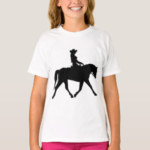 Camiseta Vaqueira que monta seu cavalo