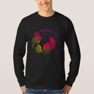 Camiseta Vaqueira salpico de cor piloto vintage
