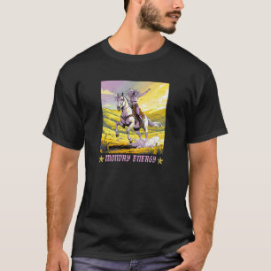 Camiseta Vaqueira Segunda-feira Energia Rústico Vintage Oes