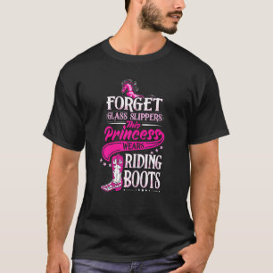 Camiseta Vaqueira Vaqueira Divertida Botas de Montar Vaqu