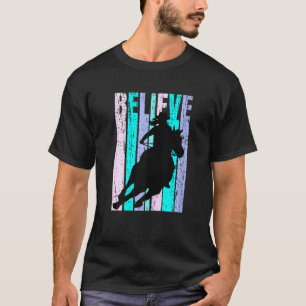 Camiseta Vaqueiras Rosa Cavalgando Cavalo Eqüino Eqüestre F