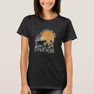 Camiseta Vaqueiro Ajoelhado Na Cruz Marido Pai Cristão Jesu