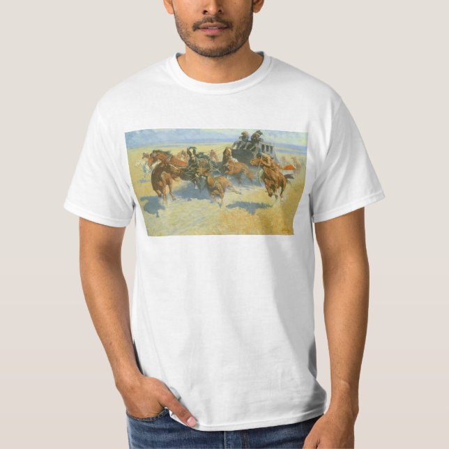 Camiseta Vaqueiro Antigo, Derrubando o Líder Noturno, Remin (Frente)