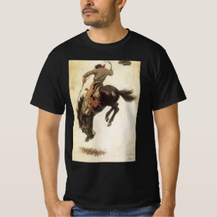 Camiseta Vaqueiro Antigo, Estudo de Domador de Broncos por 
