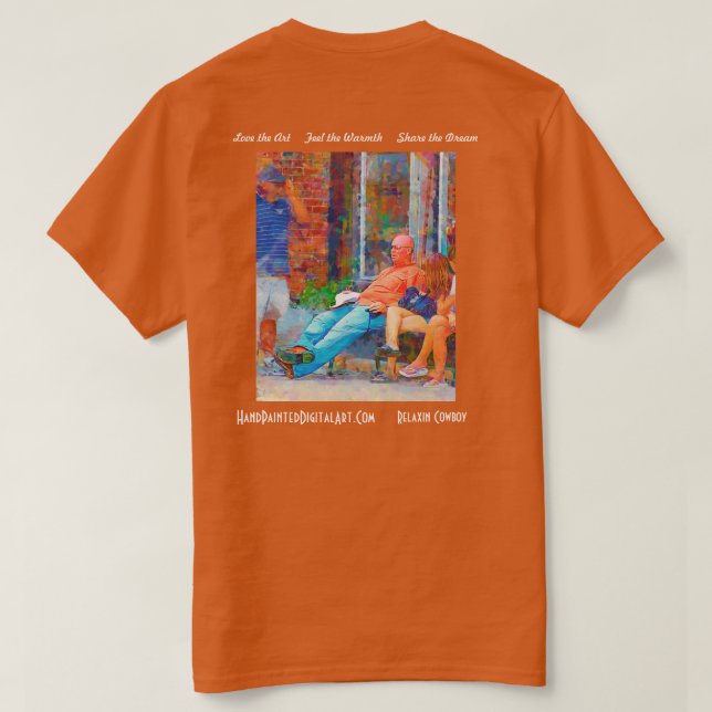Camiseta Vaqueiro de Relaxin (Verso do Design)