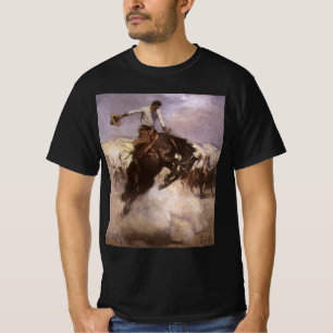 Camiseta Vaqueiro de Rodeio Antigo, Cavalgada Agradável por