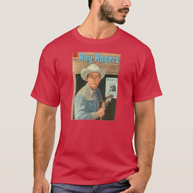 Camiseta Vaqueiro de Roy Rogers do t-shirt "querido" 1955 (Frente)