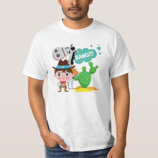 Camiseta Vaqueiro e cavalo (Frente)