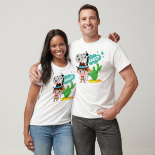 Camiseta Vaqueiro e cavalo